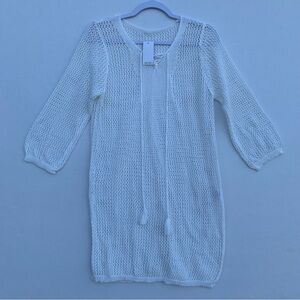 True Love Tie Front Cover On Dress Long Sleeve withe One Size